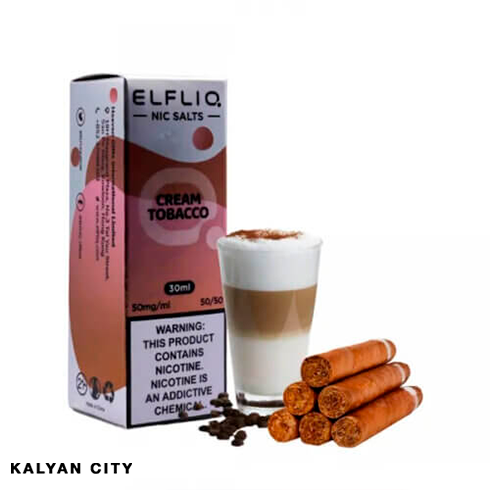 Рідина ELFLIQ Cream Tobacco (Крем Тютюн) 30 мл 50 мг