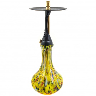 Кальян Alpha Hookah Model S з жовтою колбою Drop 6130