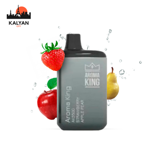 Одноразовий Pod Aroma King 5500 Strawberry Apple Pear (Полуниця Яблуко Груша) 5%