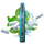 Одноразка Aroma King Cosmic Max 999 Mentos Mint (Мятный Ментос)