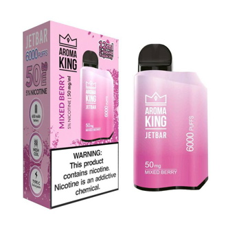 Одноразовий POD Aroma King JetBar 6000 Mixed Berry 5% (Мікс ягід)