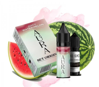 Набор солевой жидкости Aura Original Juicy Watermelon (Арбуз) 30 мл 50 мг