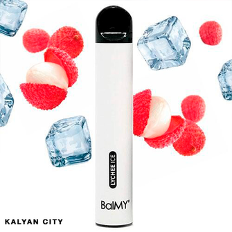 Одноразовая электронная сигарета BalMY Акциз Lychee Ice (Личи Лед) 500 puff