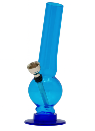 Бонг акриловый Amsterdam Acrylic Skull Blue (Синий)