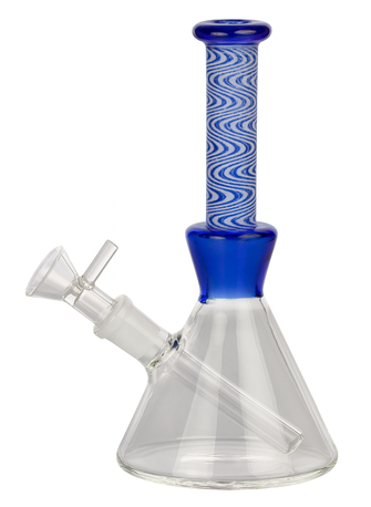 Бонг стеклянный Amsterdam Limited Edition Mixed Bubbler Blue (Синий)
