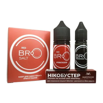 Набір BRO Salt Red (Полуниця Ананас) 30 мл 50 мг