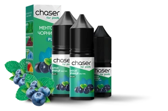 Рідина Chaser 10 мл 50 мг зі смаком Ментола Чорниці (Menthol Blueberries)