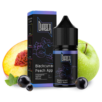 Рідина Chaser Black Salt 15 мл 50 мг зі смаком Чорної Смородини, Персика і Яблука (Blackcurrant Peach Apple)