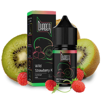 Рідина Chaser Black Salt 15 мл 50 мг зі смаком Ківі та Дикої Полуниці (Kiwi Wild Strawberry)