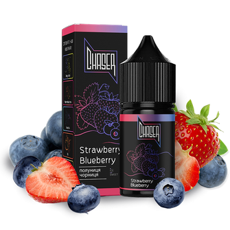 Рідина Chaser Black Salt 30 мл 30 мг зі смаком Полуниці та Чорниці (Strawberry Blueberry)