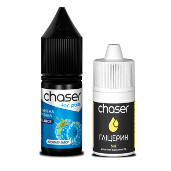 Набір Chaser For Pods без нікотину Blue Raspberry (Блакитна малина) 10мл