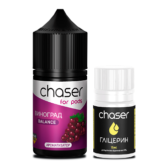 Набір Chaser For Pods без нікотину Grapes (Виноград) 30мл