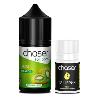 Набір Chaser For Pods без нікотину Kiwi (Ківі) 30мл