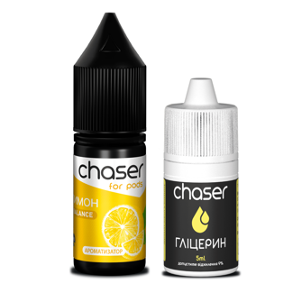 Набір Chaser For Pods без нікотину Lemon (Лимон) 10мл