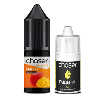 Набір Chaser For Pods без нікотину Mango (Манго) 10мл