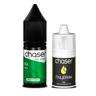 Набір Chaser For Pods без нікотину Mint (М'ята) 10мл