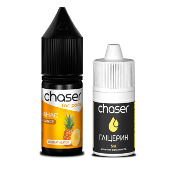 Набір Chaser For Pods без нікотину Pineapple (Ананас) 10мл