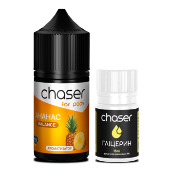 Набір Chaser For Pods без нікотину Pineapple (Ананас) 30мл
