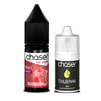 Набір Chaser For Pods без нікотину Pomegranate (Гранат) 10мл