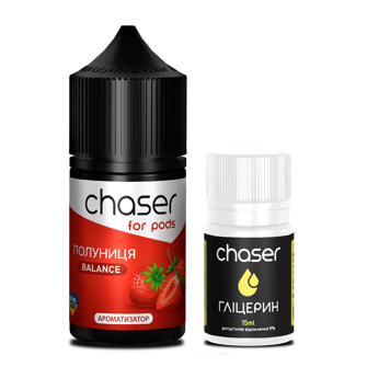 Набір Chaser For Pods без нікотину Strawberry (Полуниця) 30мл