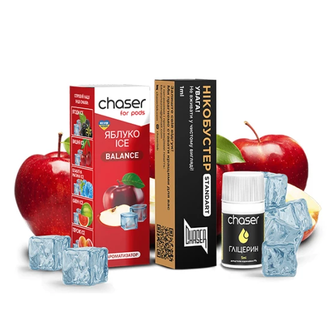 Набір Chaser For Pods Ice 10 мл 50 мг Apple (Яблуко)