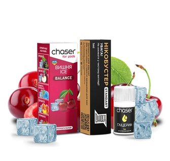 Набір Chaser For Pods Ice 10 мл 50 мг Cherry (Вишня)