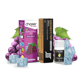 Набор Chaser For Pods Ice 10 мл 50 мг Grape (Виноград)