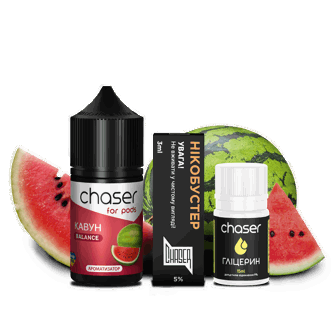 Набір Chaser For Pods Watermelon (Кавун) 30мл