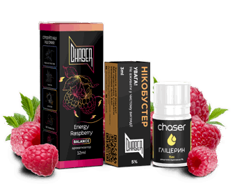 Набор Chaser Black Energy Raspberry (Энергетик с малиной) 30мл