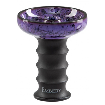Чаша глиняная Embery JS-Funnel Bowl Glased 23 Purple Black (Фиолетово-черный)