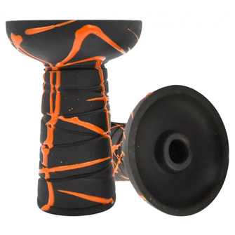 Чаша глиняная Gusto Bowls Cl Phunnel Black Glaze Orange (Оранжевый)