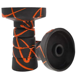 Чаша глиняная Gusto Bowls Harmony Black Glaze Orange (Оранжевый)