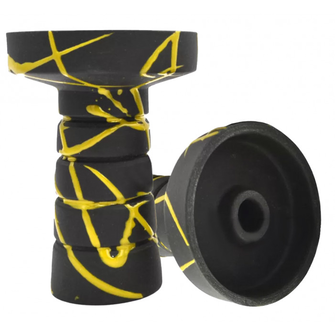 Чаша глиняная Gusto Bowls Harmony Black Glaze Yellow (Желтый)