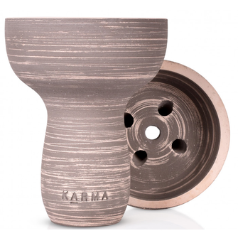 Чаша глиняная Karma Классическая Grey (Серый)