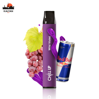 Одноразка Chill Up 1800 Grape Energy (Виноградний енергетик)