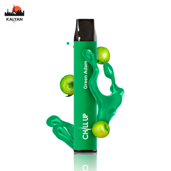 Одноразка Chill Up 1800 Green Apple (Зелене яблуко)