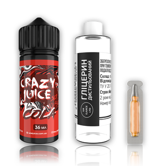 Набор органической жидкости Crazy Juice Cola (Кола) 120 мл 3 мг