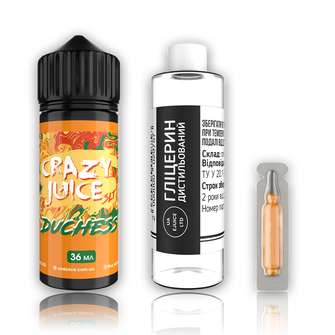 Набор органической жидкости Crazy Juice Duchess (Дюшес) 120 мл 3 мг