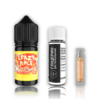 Набір Crazy Juice Mango Ice (Манго Лід) 30мл 50мг
