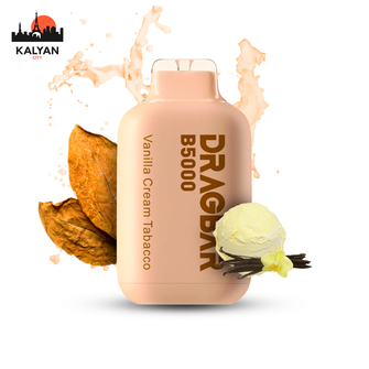 Одноразка DragBar B5000 Vanilla Cream Tobacco (Табак и Ванильный крем)