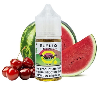 Солевая жидкость Elf Bar Elf Liq 30 мл 50 мг Watermelon Cherry (Арбуз Вишня)