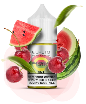 Солевая жидкость Elf Bar Elf Liq 30 мл 50 мг Watermelon Cherry (Арбуз Вишня)
