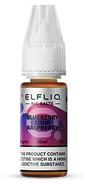 Рідина Elf Bar Elf Liq 10 мл 30 мг Blueberry Sour raspberry (Чорниця Кисла Малина)