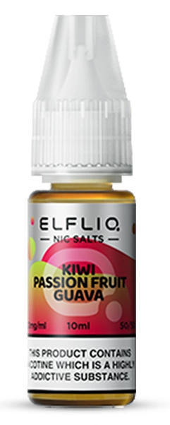 Рідина Elf Bar Elf Liq 10 мл 30 мг Kiwi Passion Fruit Guava (Ківі Маракуя Гуава)