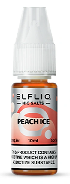 Рідина Elf Bar Elf Liq 10 мл 50 мг Peach ice (Персик Лід)