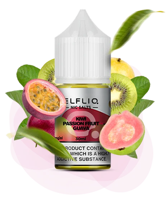 Сольова рідина Elf Bar Elf Liq 30 мл 50 мг Kiwi Passion Fruit Guava (Ківі Маракуя Гуава)