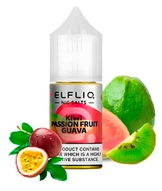 Рідина Elf Bar Elf Liq 30 мл 50 мг Kiwi Passion Fruit Guava (Ківі, Маракуя, Гуава)