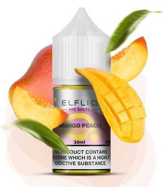 Солевая жидкость Elf Bar Elf Liq 30 мл 50 мг Mango Peach (Манго Персик)