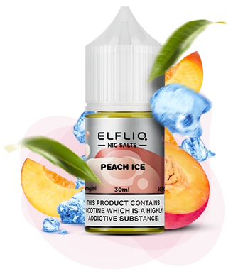 Солевая жидкость Elf Bar Elf Liq 30 мл 50 мг Peach Ice (Персик Лед)