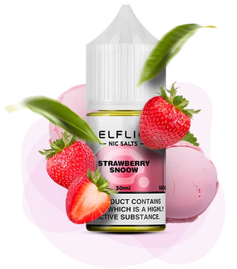 Солевая жидкость Elf Bar Elf Liq 30 мл 50 мг Strawberry Snoow (Снежная Клубника)
